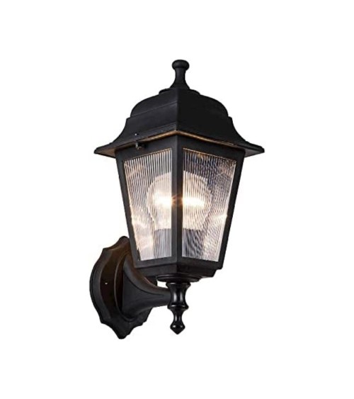 Lampada a parete abs nera triangolare MDL2826