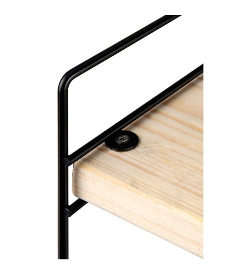 Scaffale Hobby 3 ripiani 40x13x40 nero ASZ1571