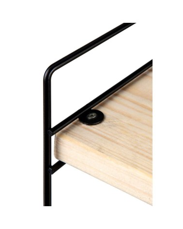 Scaffale Hobby 3 ripiani 40x13x40 nero ASZ1571