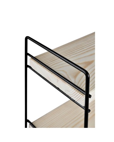 Scaffale Hobby 3 ripiani 40x13x40 nero ASZ1571