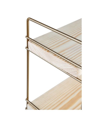 Scaffale Hobby 3 ripiani 40x13x40 bronzo ASZ1572