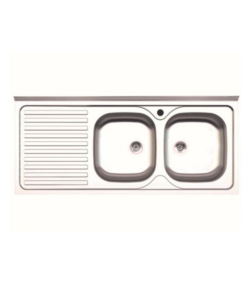 Lavello appoggio 50 series 120x50 cm SA127 sinistro