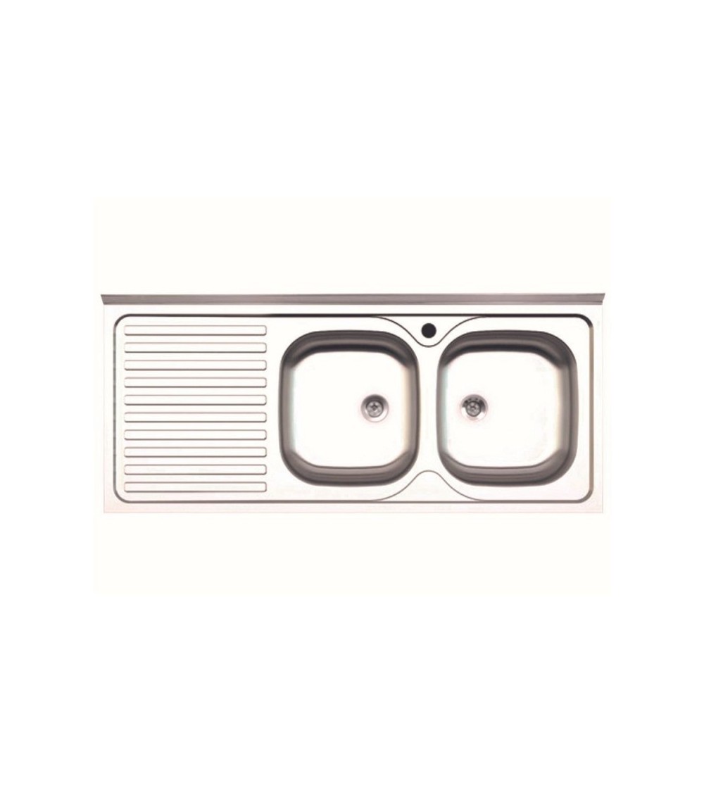 Lavello appoggio 50 series 120x50 cm SA127 sinistro