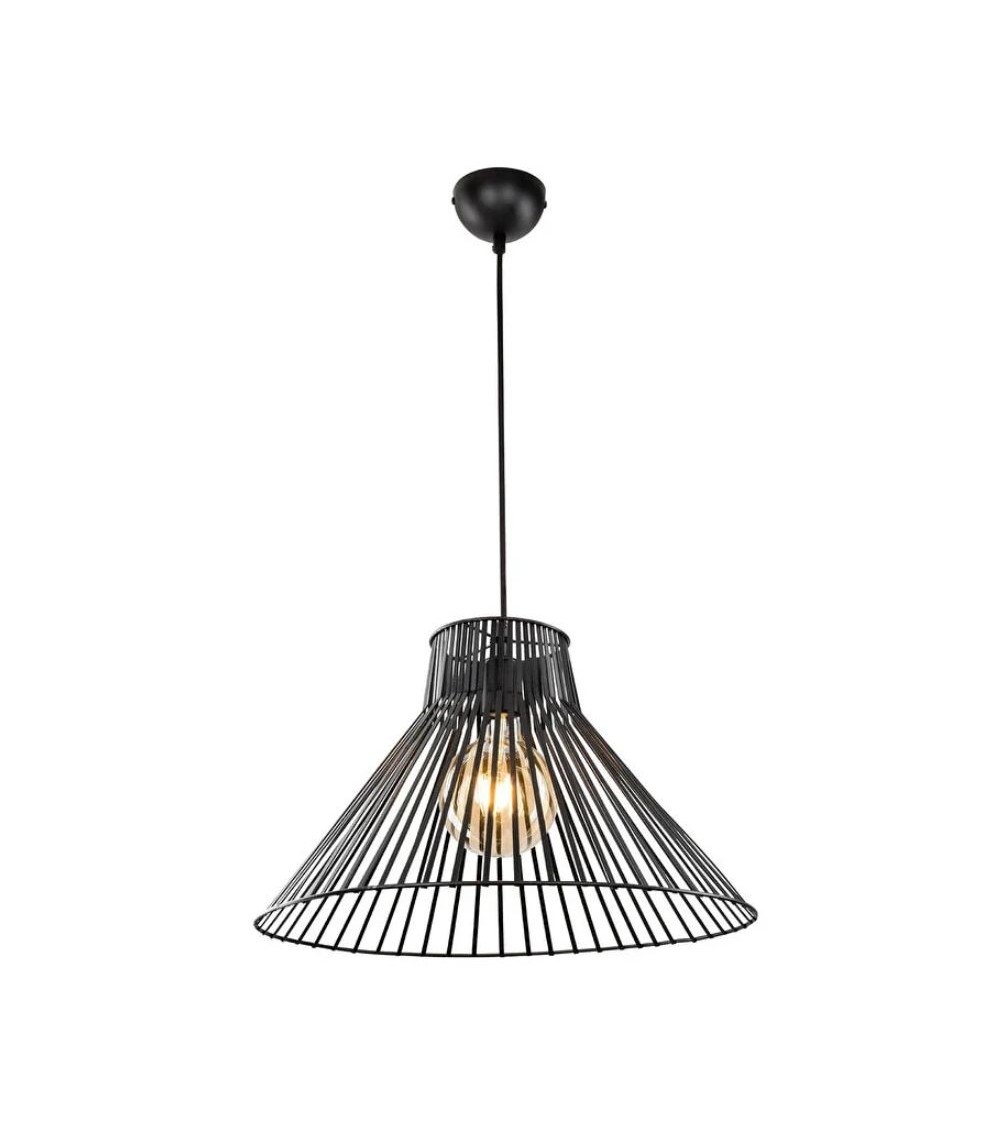 Lampada a sospensione Panama MDL4135 filo metallico nero