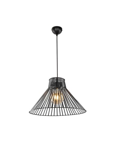 Lampada a sospensione Panama MDL4135 filo metallico nero