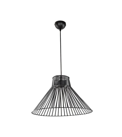 Lampada a sospensione Panama MDL4135 filo metallico nero