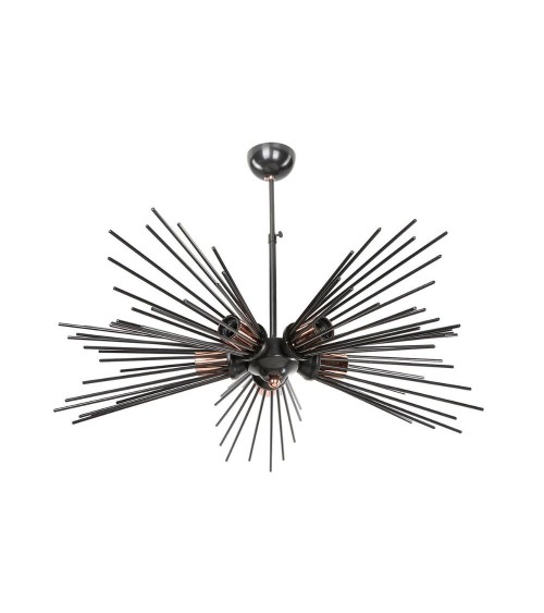 Lampada da soffitto a 5 luci Salem MDL3806 metallo nero