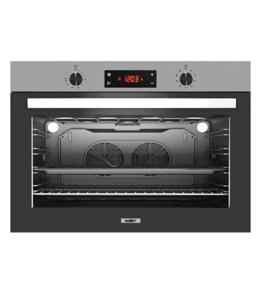 Maxi forno 90 cm Samet Apollo inox con timer digitale