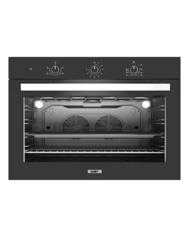 Maxi forno 90 cm Samet Apollo con timer meccanico nero