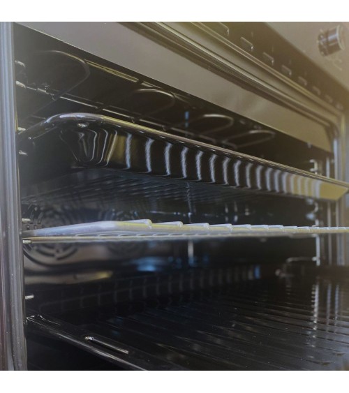 Maxi forno 90 cm Samet Apollo con timer meccanico nero