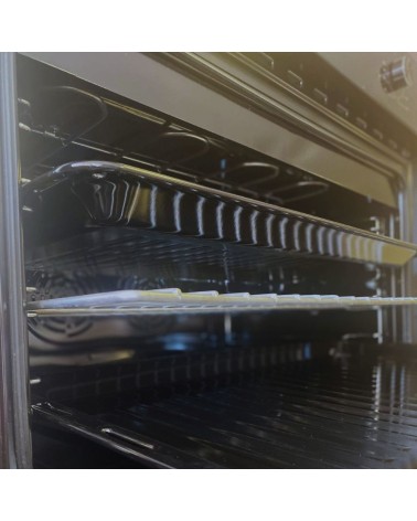 Maxi forno 90 cm Samet Apollo con timer meccanico nero