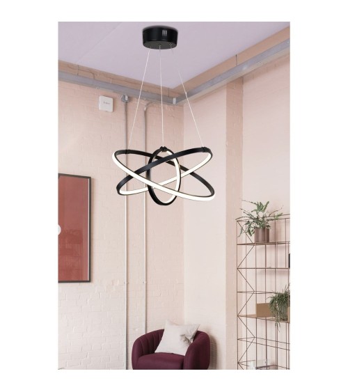Lampada a sospensione Costana tre cerchi Led MDL4236