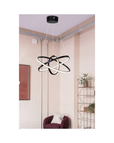 Lampada a sospensione Costana tre cerchi Led MDL4236