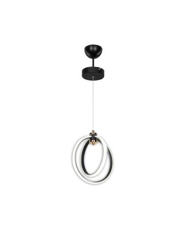 Lampada a sospensione Felicia due cerchi Led ASZ1591