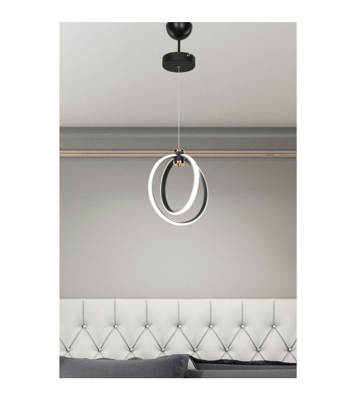 Lampada a sospensione Felicia due cerchi Led ASZ1591