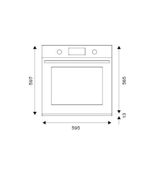 Forno elettrico Bertazzoni 76 litri nero opaco F609HEREKNE classe A