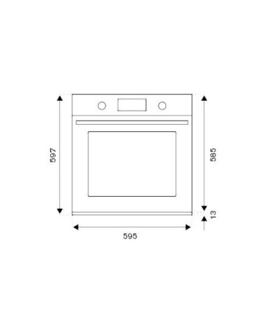 Forno elettrico Bertazzoni 76 litri nero opaco F609HEREKNE classe A