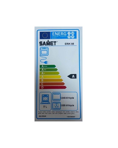 Samet forno multifunzione 85 lt Erik85 nero