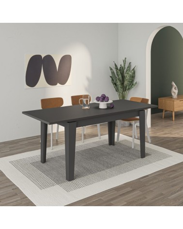 Tavolo allungabile Tolmen antracite 140x80 cm