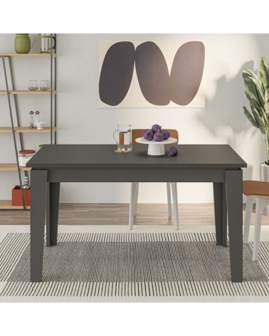 Tavolo allungabile Tolmen antracite 140x80 cm