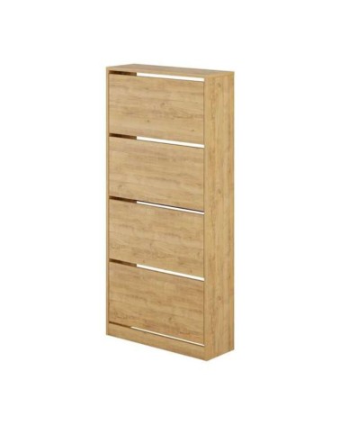 Scarpiera SHC540OAK quattro ante a ribalta rovere