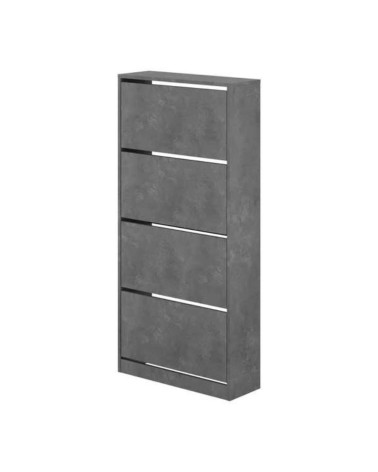 Scarpiera SHC540RETRO quattro ante a ribalta retro grey