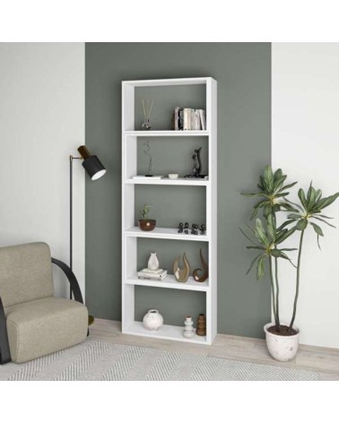 Libreria Wish estensibile angolare bianca 200h
