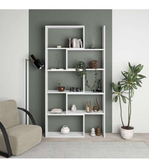 Libreria Wish estensibile angolare bianca 200h