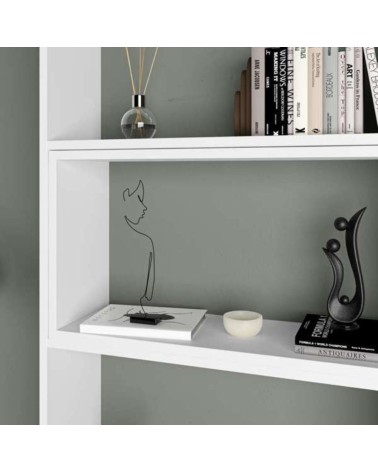 Libreria Wish estensibile angolare bianca 200h