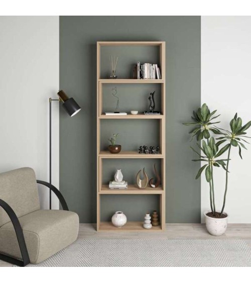 Libreria Wish estensibile angolare rovere 200h