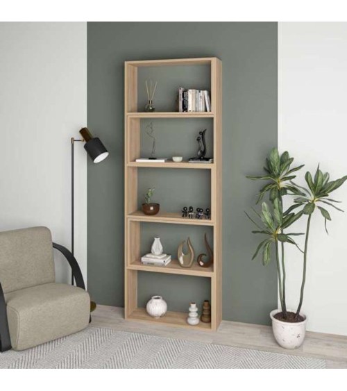 Libreria Wish estensibile angolare rovere 200h