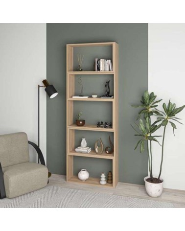 Libreria Wish estensibile angolare rovere 200h