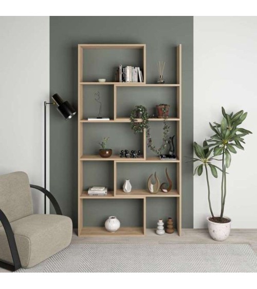 Libreria Wish estensibile angolare rovere 200h