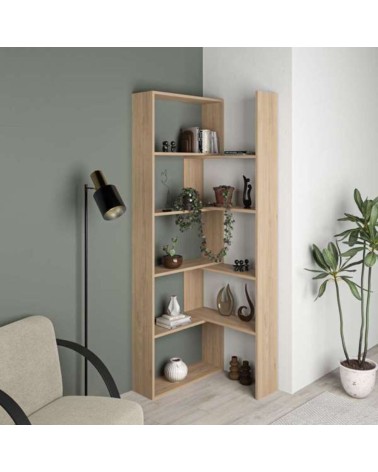 Libreria Wish estensibile angolare rovere 200h