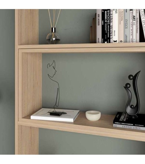Libreria Wish estensibile angolare rovere 200h