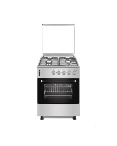 Cucina Flora 60 4 fuochi gas con forno ventilato a gas e grill elettrico