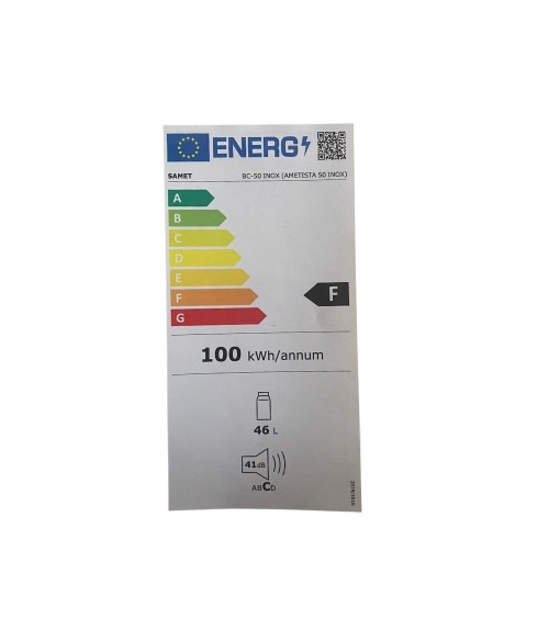 Samet Ametista 50 inox frigo bar hotel reversibile