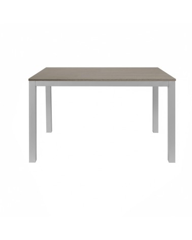 Tavolo allungabile 120x80 struttura alluminio e piano larice grigio Monster