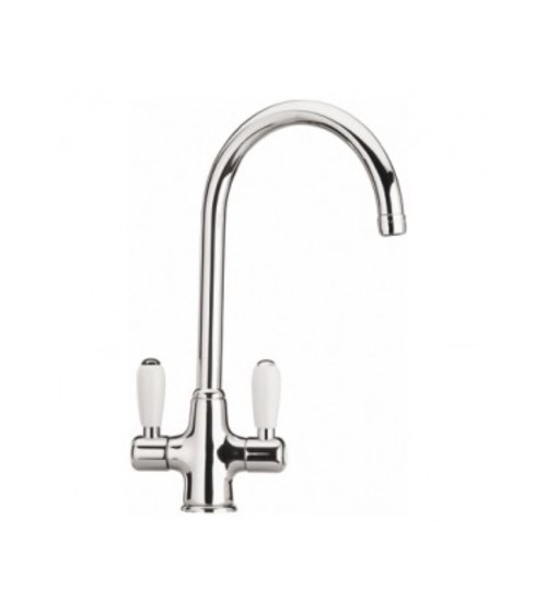 Rubinetto da cucina Paini 84CR544 cromato comandi ceramica