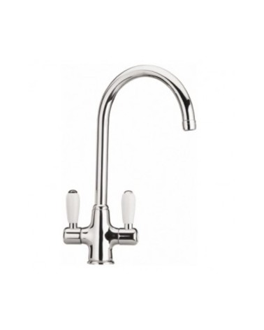 Rubinetto da cucina Paini 84CR544 cromato comandi ceramica
