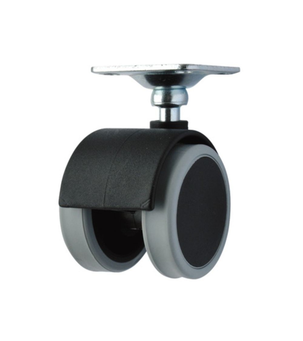 Ruota pivotante diametro 50 nera
