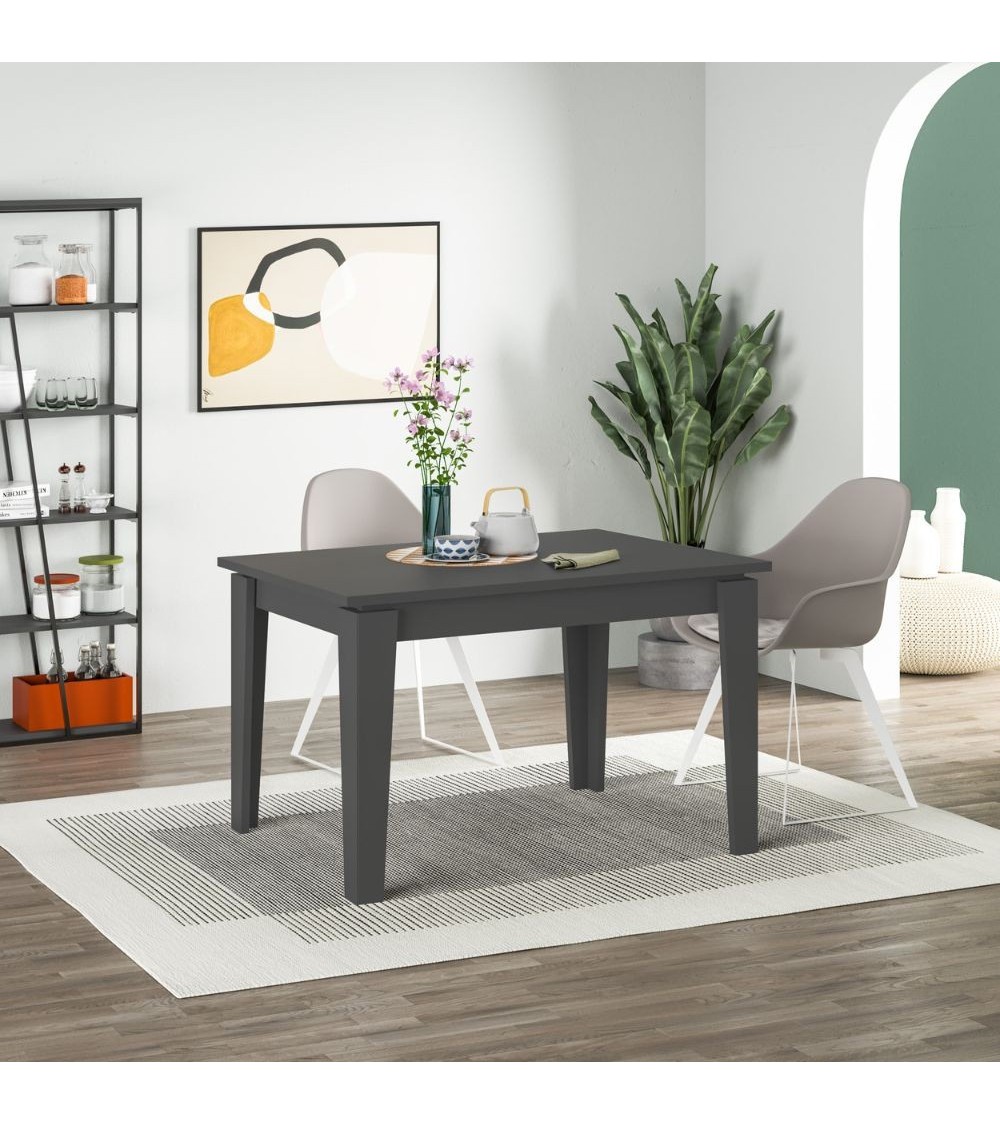 Tavolo allungabile Megaron antracite 120x80 cm