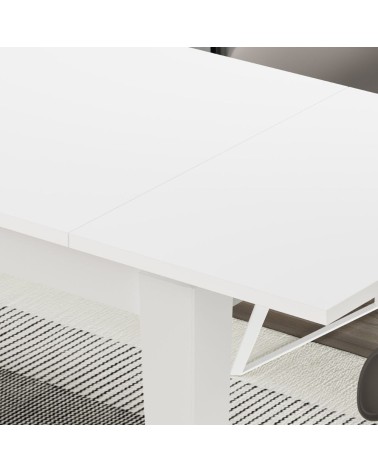 Tavolo allungabile Megaron bianco 120x80 cm