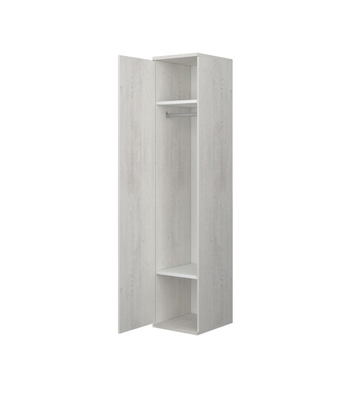 Armadio 45x52x223h con anta bianco consumato
