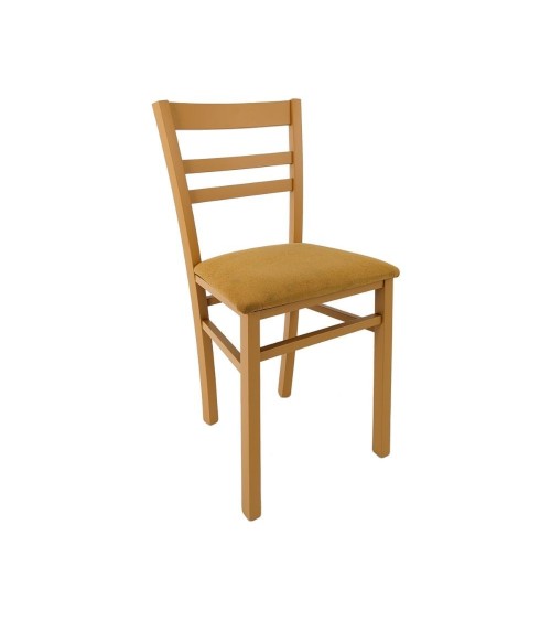 Sedia Cromica in legno colore mango set 2 pezzi