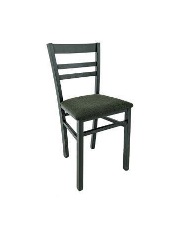 Sedia Cromica in legno verde set 2 pezzi