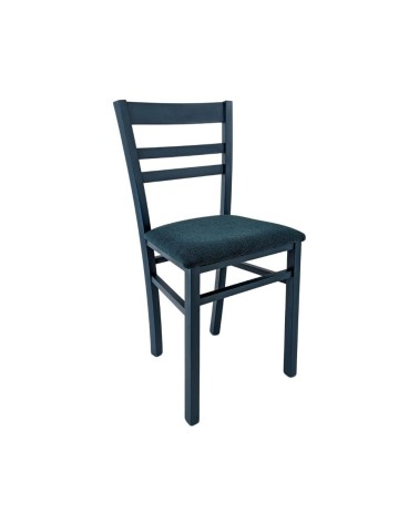 Sedia Cromica in legno blu set 2 pezzi
