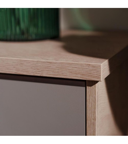 Madia Epik 56 rovere antracite grigio 3 ante vano a giorno