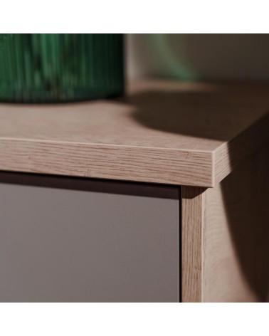 Madia Epik 56 rovere antracite grigio 3 ante vano a giorno
