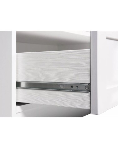 Armadio Landwood18 bianco tre ante e tre cassetti